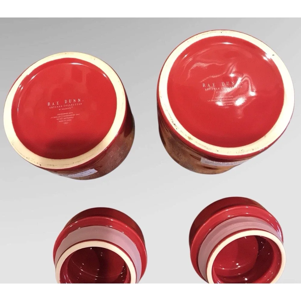 New Rae Dunn Be Mine & XOXO Artisan Collection,Ceramic Canister-Valentine's‎ Day